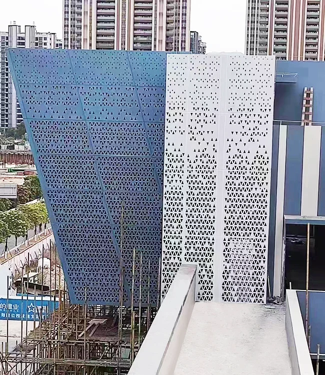 Laser Cut Stainless Steel Facade Cladding Panel